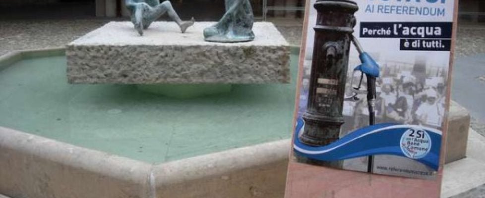 SI per l’acqua pubblica SI per l’acqua pubblica